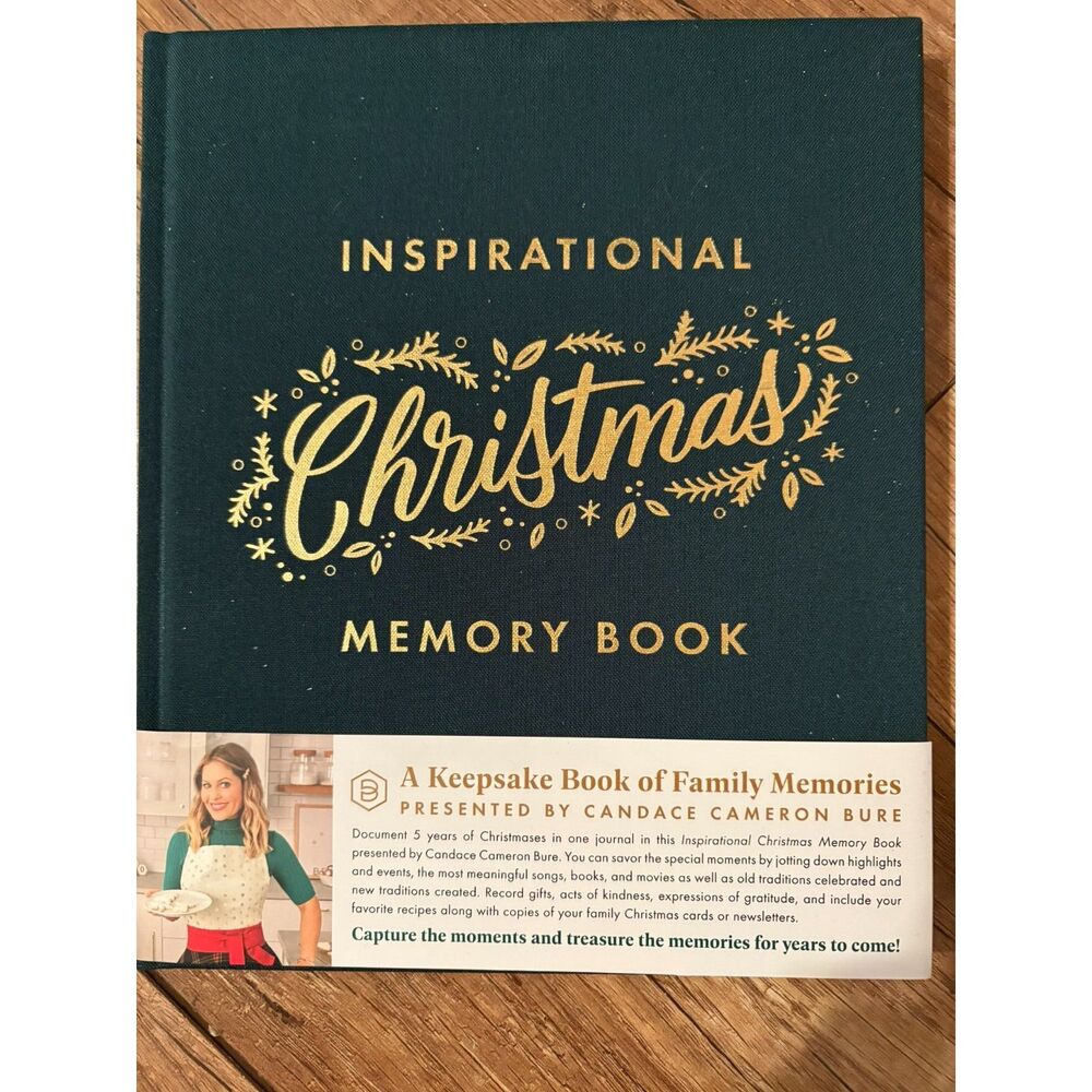 NEW Inspirational Christmas Memory Book. hardcover